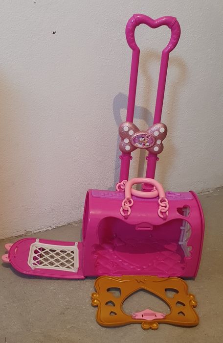 Brinquedo Mala Transporte de Gato com acessórios "Disney"