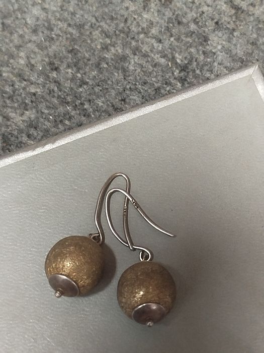 Brincos em prata portuguesa