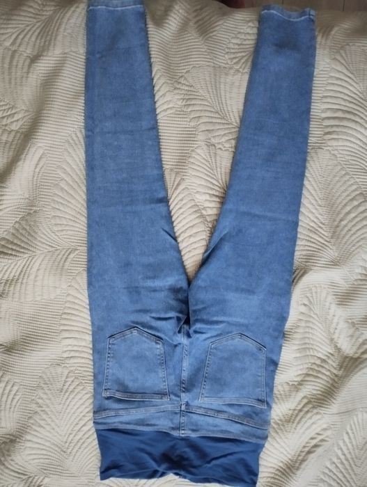 Spodnie ciążowe imitacja jeansów