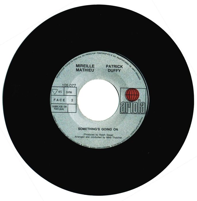 Mireille Mathieu, Patrick Duffy - 7" made in Germany -  1983  Ariola