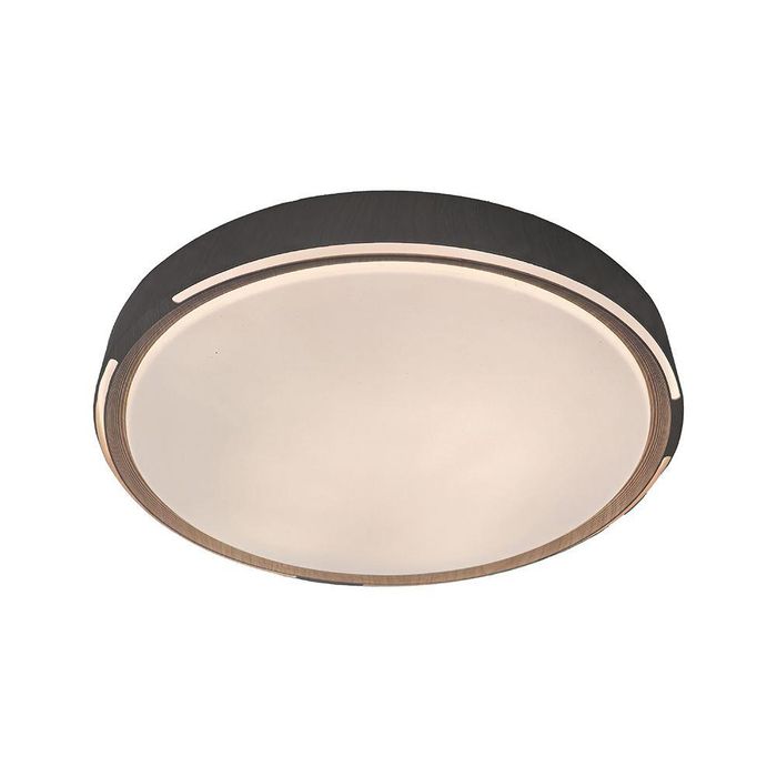 Oprawa Sufitowa Plafoniera V-tac 30W/60W/30W LED 45cm 3w1 Ściemnialna Drewno Pilot CCT VT-85034 3000K-4000K-6500K 6000lm Wyposażenie Wnętrz