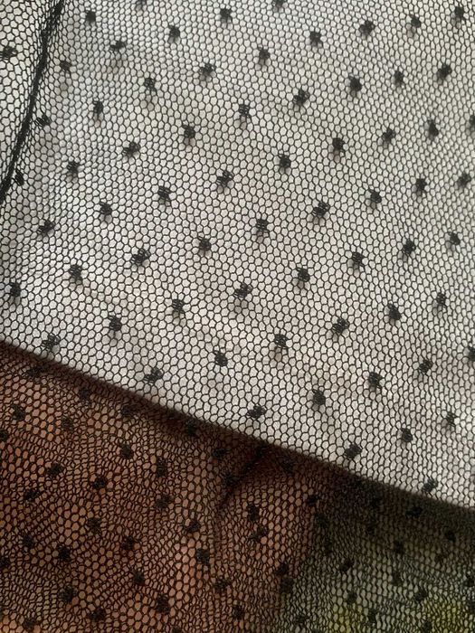 Biała bluzka koszulka L z siatką koronką