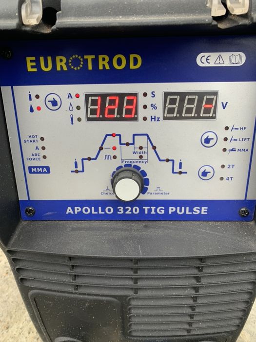 Аргонодуговая сварка eurotrod apollo 320 tig  pulse Сварочный инвертор