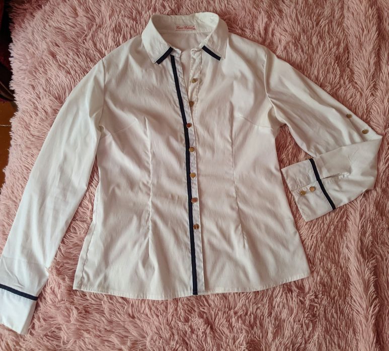 Блуза жіноча / блузка біла 46-48 розміру ХЛ ХХЛ