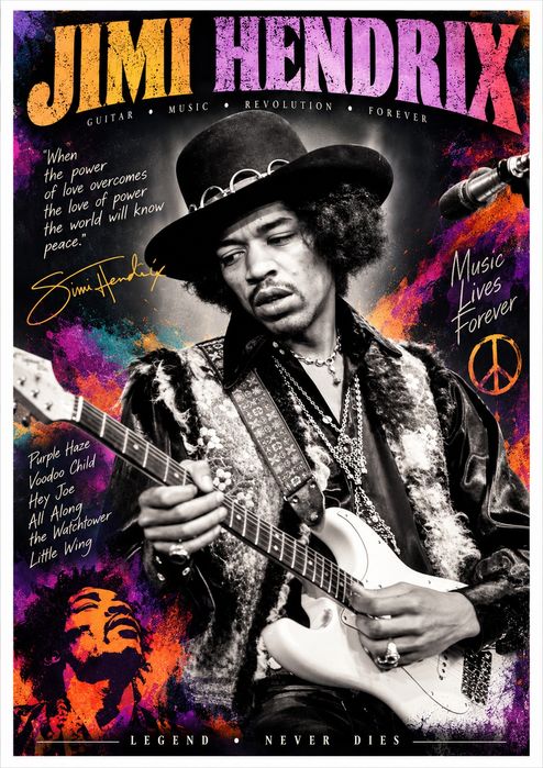 Posters novos Jimi Hendrix