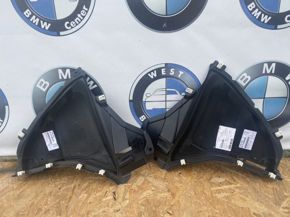 Триугольники підкрилок защита бампера bmw G30 G31 подкрилок передній