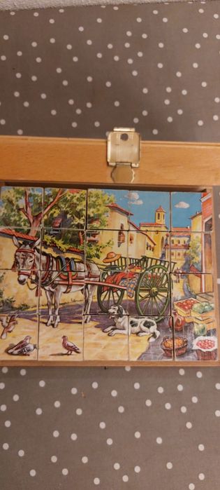 Stare puzzle z drewna