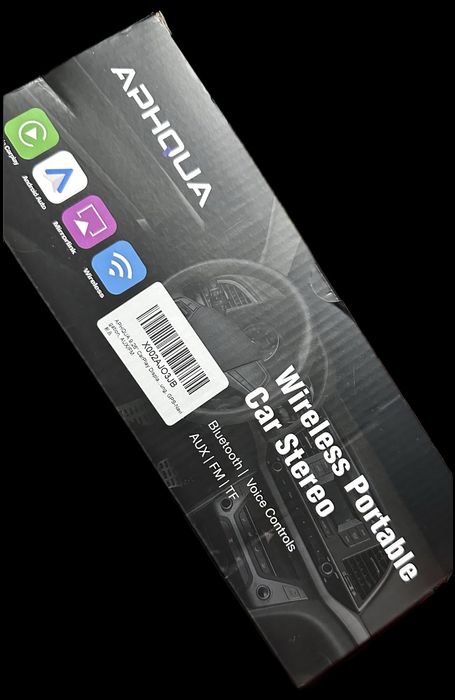 Автомагнітола CarPlay 26×10 см з Bluetooth для iPhone та Android, Andr