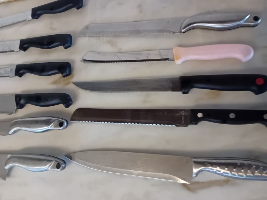Conjunto de 11 Facas Cozinha Diversas