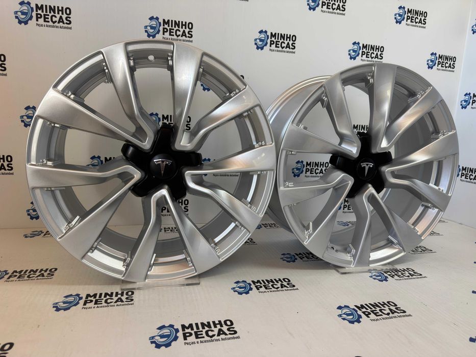 Jantes Look Tesla Model S em 19 (5x114.3) Silver