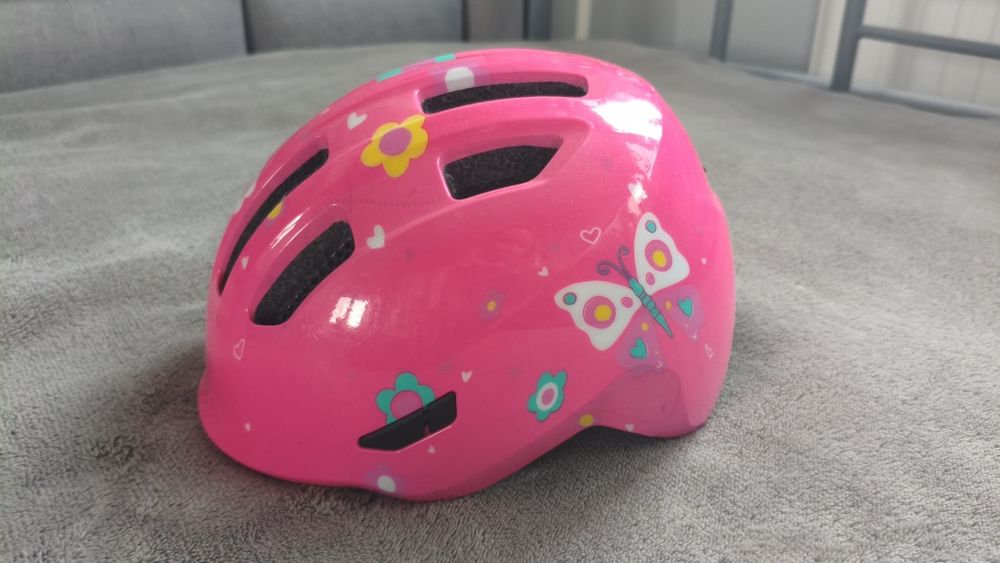 Kask rowerowy dziewczęcy