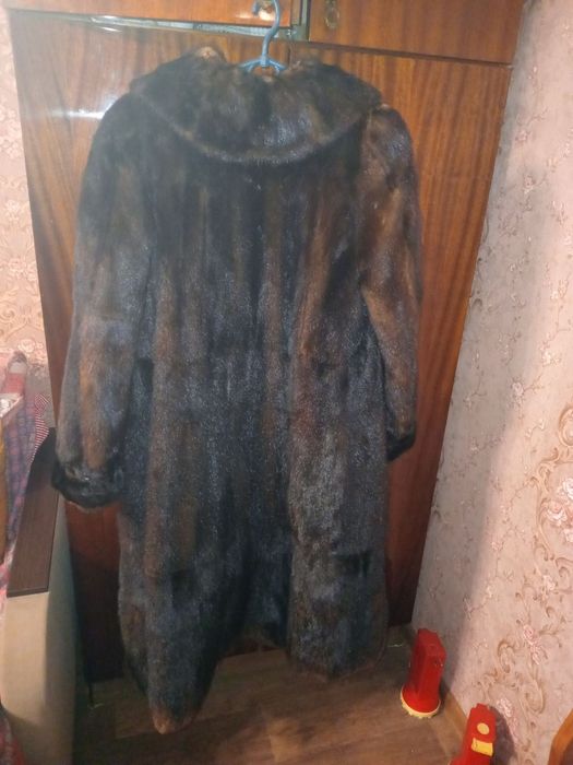 Шуба норка длинная