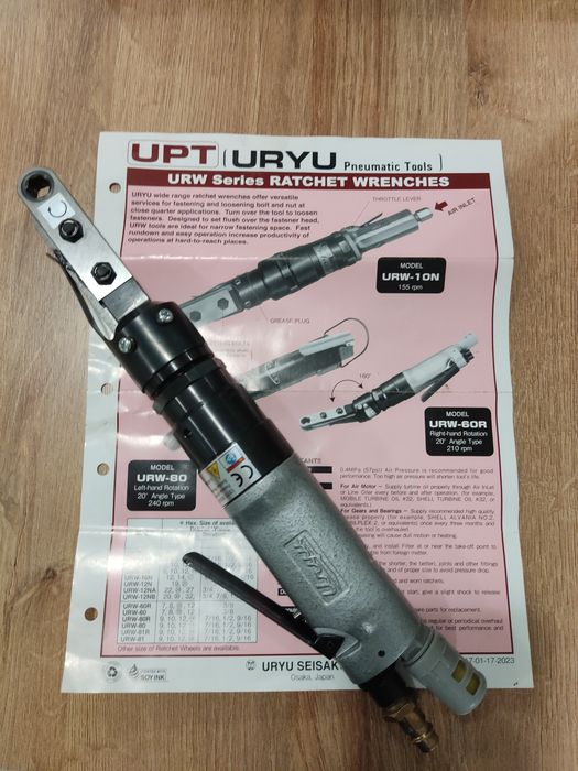 Pneumatyczny klucz zapadkowy Uryu URW-6 10mm  Japan