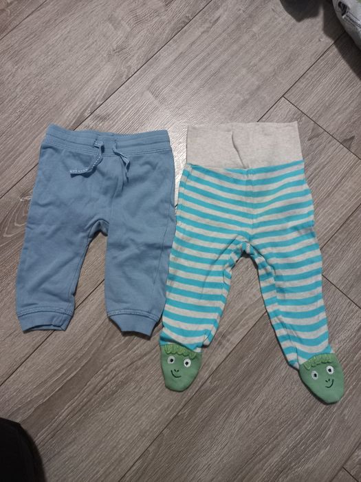 Spodnie dresowe H&M, śpiochy Cool Club rozmiar 68