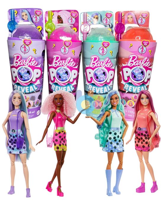 Лялька Барбі Поп Ревел Barbie Pop Reveal Bubble Tea Series!