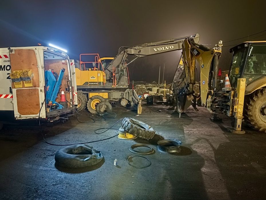 Mobilny serwis opon TIR Częstochowa, mobilna wulkanizacja 24