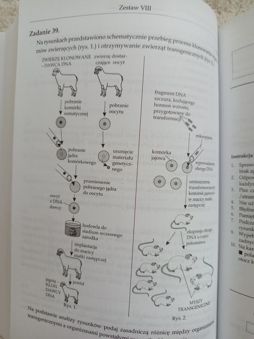 Arkusze egzaminacyjne biologia