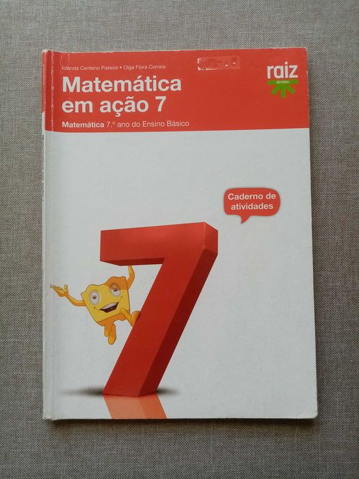 Caderno de atividades- "Matemática em ação 7"