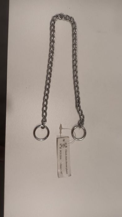 Corrente cromada para cão