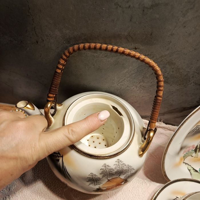 Japonska porcelana Kurami serwis kawowy