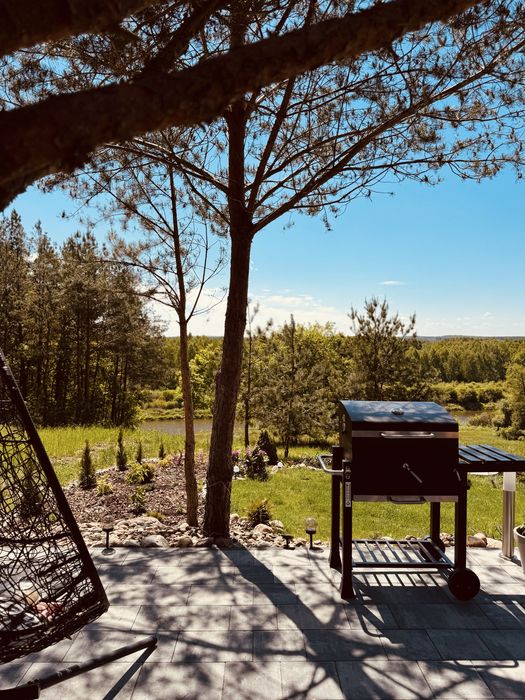 Domek z jacuzzi nad rzeką  z najpiekniejszym widokiem w okolicy