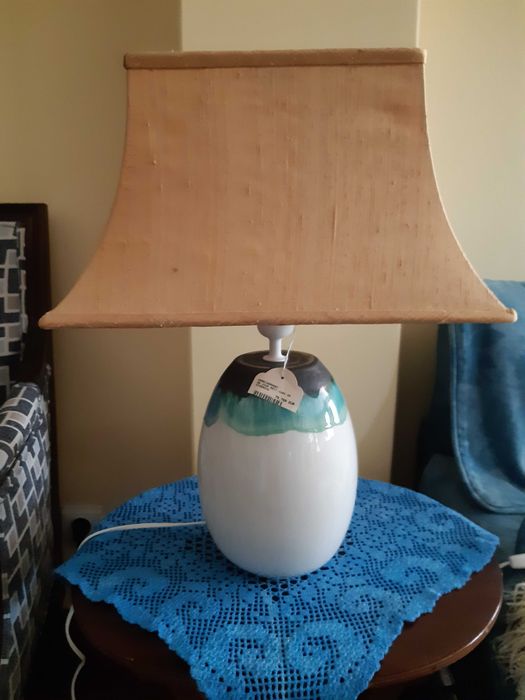 Candeeiros Vintage Porcelana  Chão  Mesa Madeira  Ferro Abatjours Seda