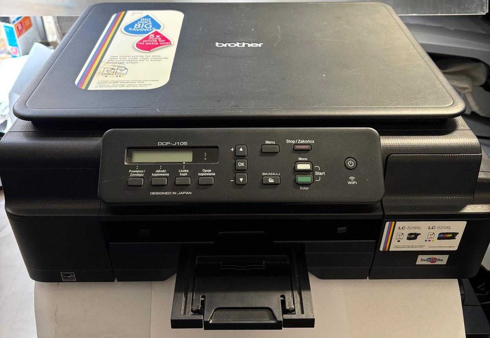 Drukarka Brother DCP-J105 DCP j105 kolor wifi używana. 1940 stron