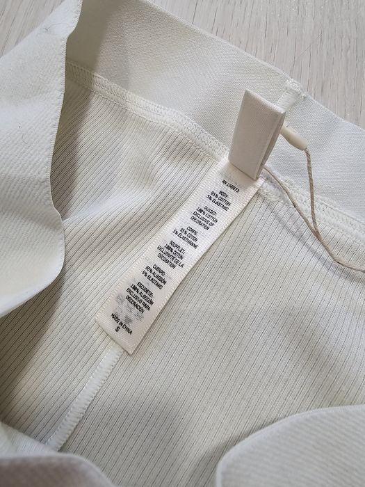 Skims  thermal ribbed cotton blend leggings  -bone c/м