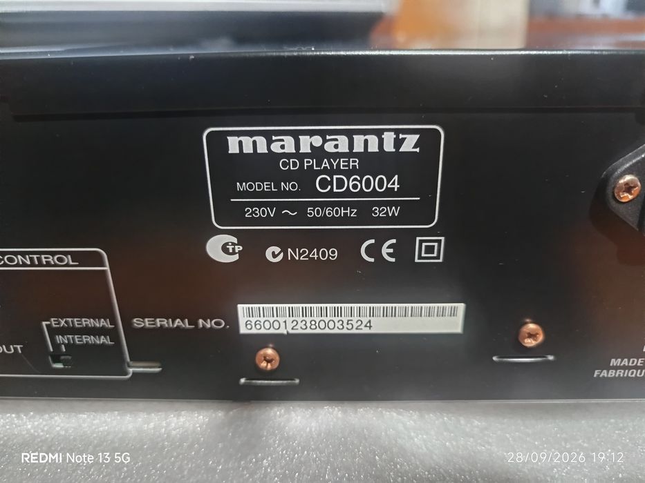 Leitor de cd Marantz CD 6004
