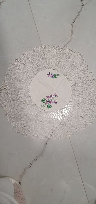 Serwetka serweta robiona na szydelku