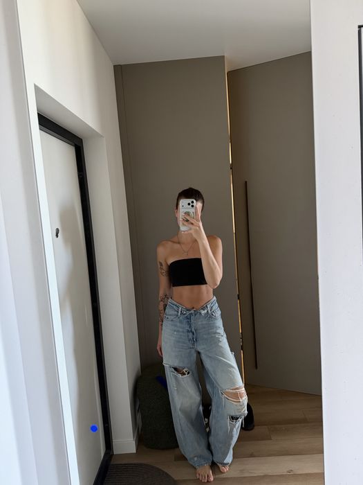 Рыанные джинсы Zara