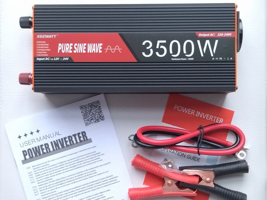 Інвертор 3500W Flamezum / Xdzwatt чистий синус 12В   ОЧІКУЄТЬСЯ !