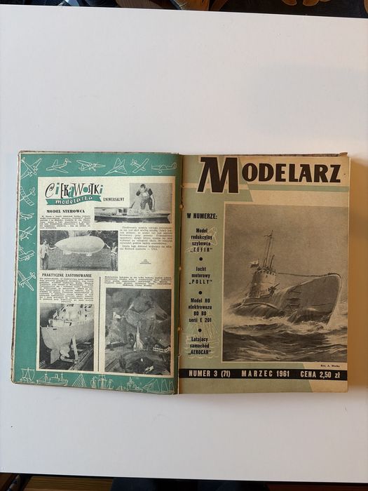 "Modelarz"- miesiecznik 14 numerow.