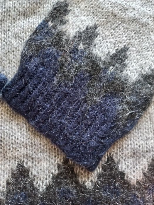 Свитер-лопапейса с мохером от Massimo Dutti