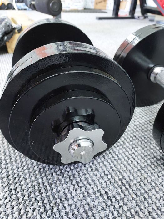 Hantle skrecane 2x30kg gryfik 350x28mm wysylka