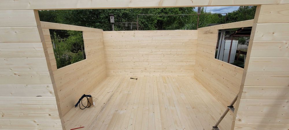 dostępny OD ręki DREWNIANY domek letniskowy*34 mm*6x4*24m2*działkę ROD