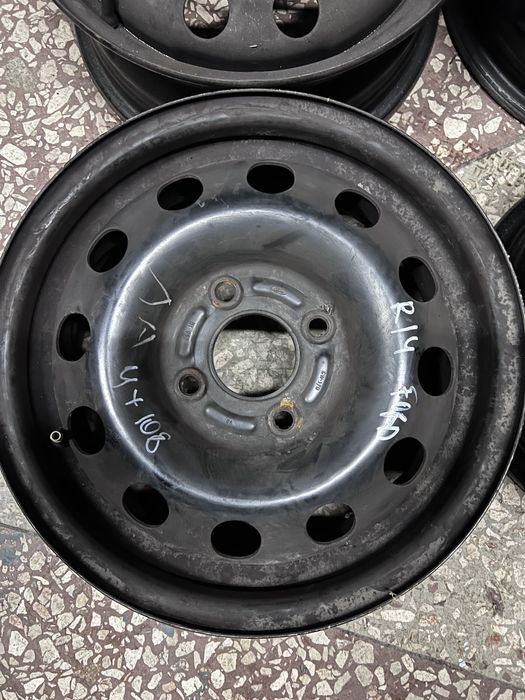 Диски R14 залізні 4*108 оригінал Ford;