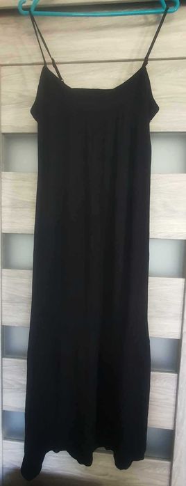 Czarna muślinowa sukienka George