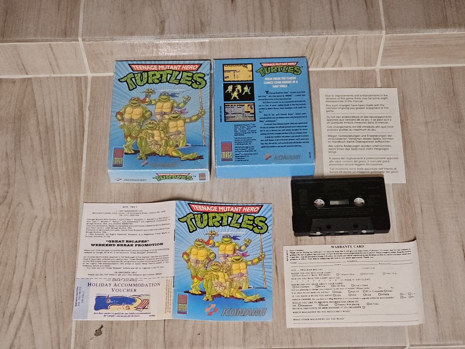Turtles Commodore C64 Big Box CiB
