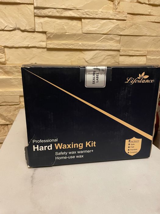 Zestaw do depilacji woskiem Lifestance wosk + podgrzewacz