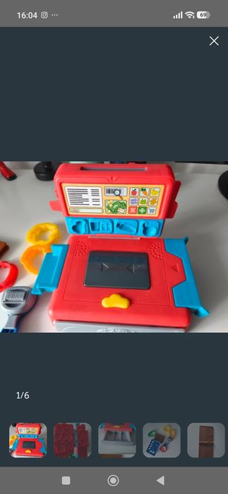 Caixa registadora play-doh