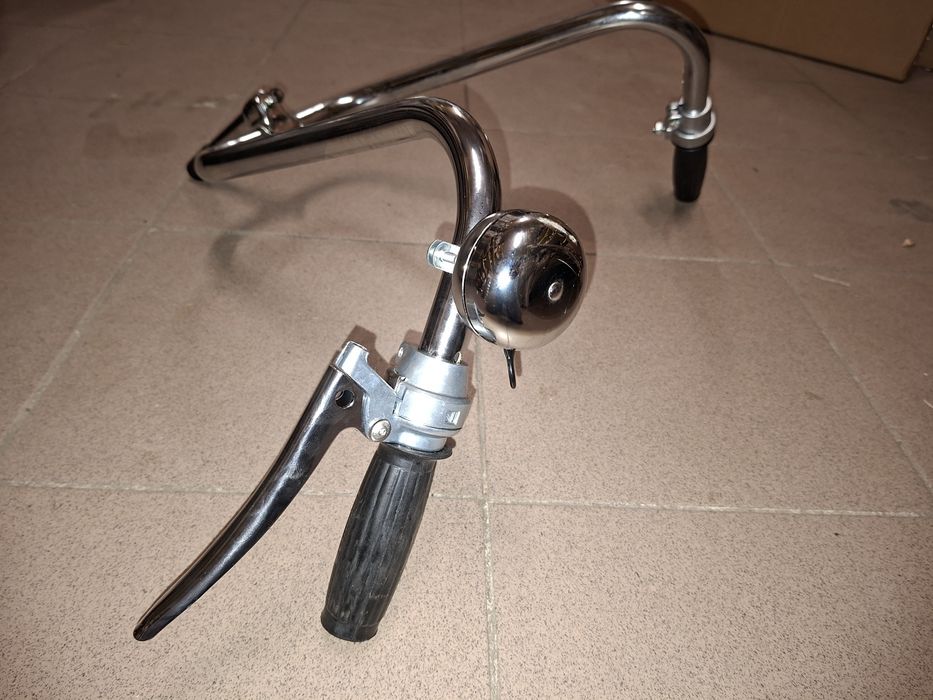 Kpl kierownica romet motorynka m1 biegi w rece  pl