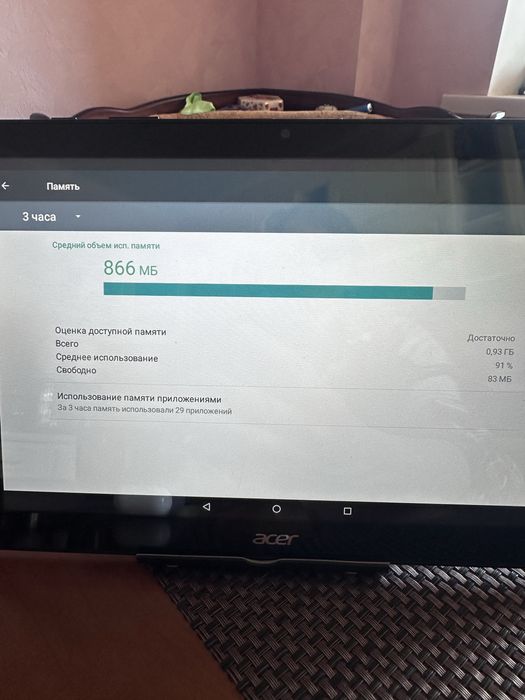 Продается планшет acer