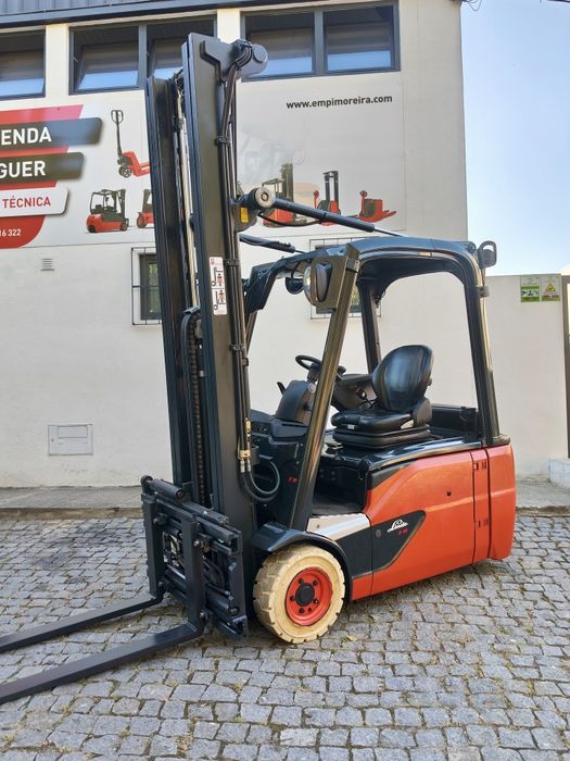 Empilhador Elétrico Linde E18-02, 2020 , Triplo 6.50mt , Bat.Nova  , 18meses garantia