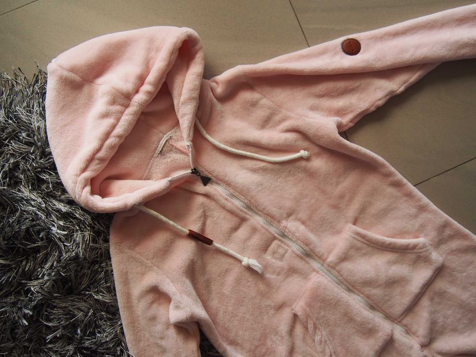 Pajac piżama M pudrowy róż