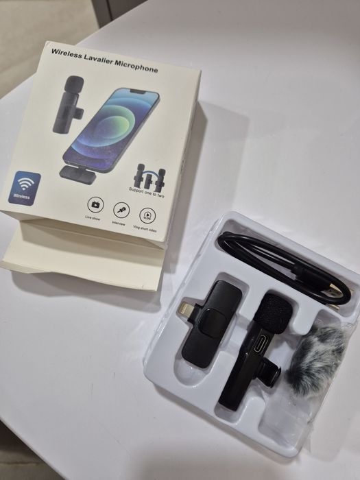 Беспроводной микрофон блогера для iPhone