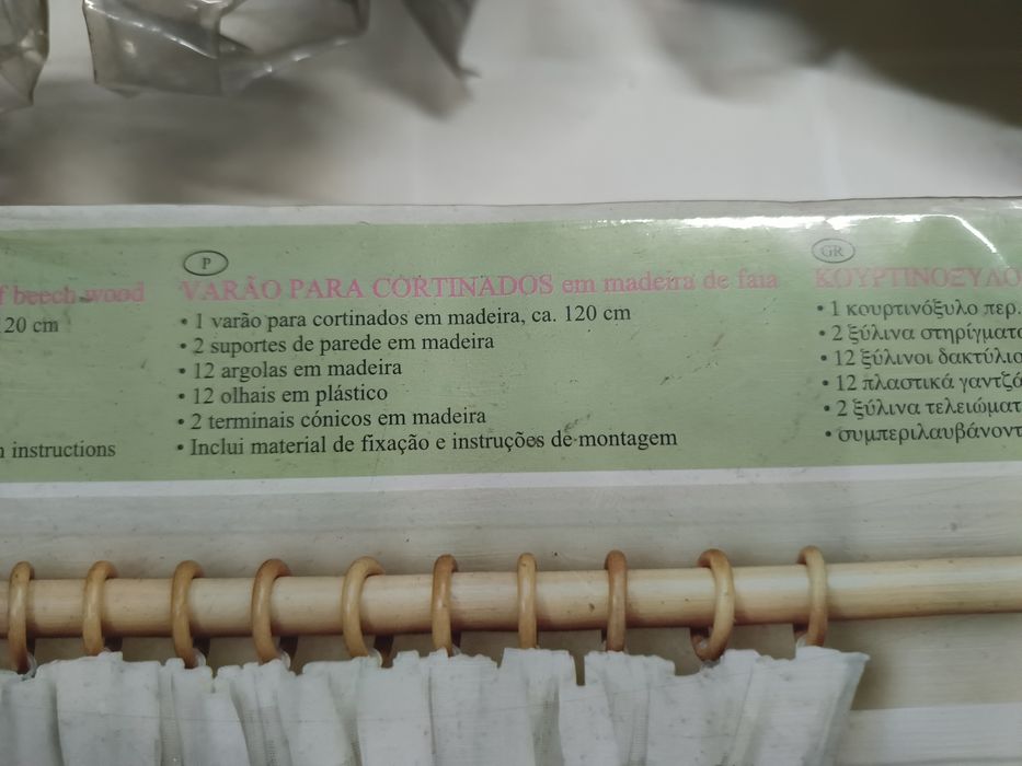 Varão novo embalado.