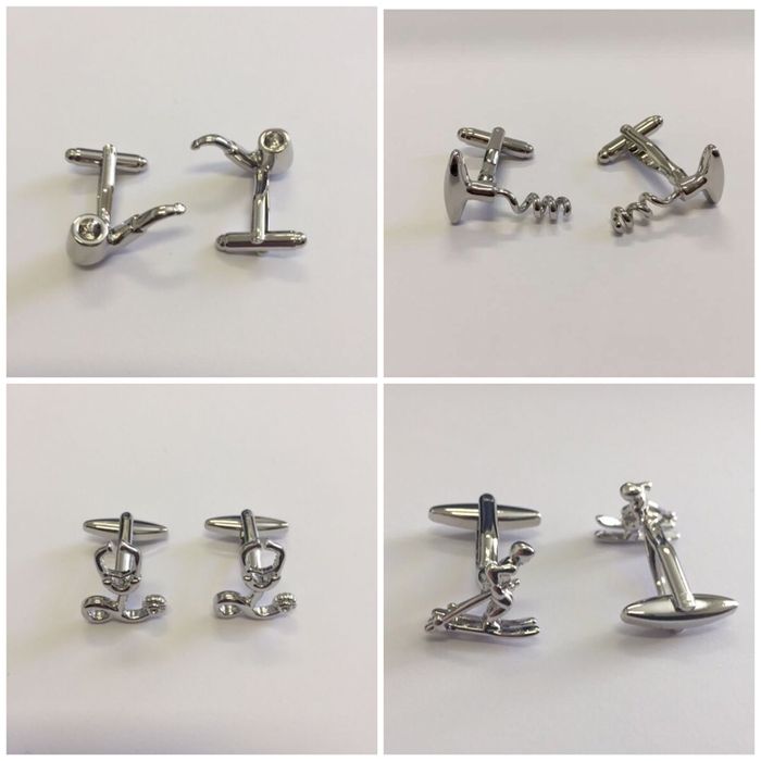 Botões de punho saca rolhas | estetoscópio |