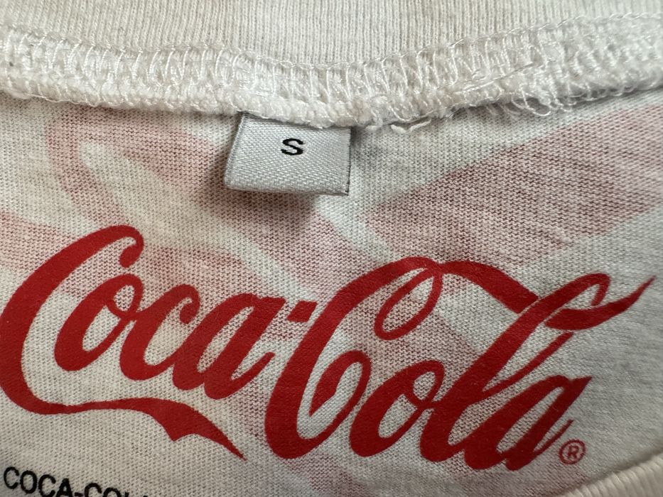 Koszulka, rozmiar S na metce, motyw Coca-Coli