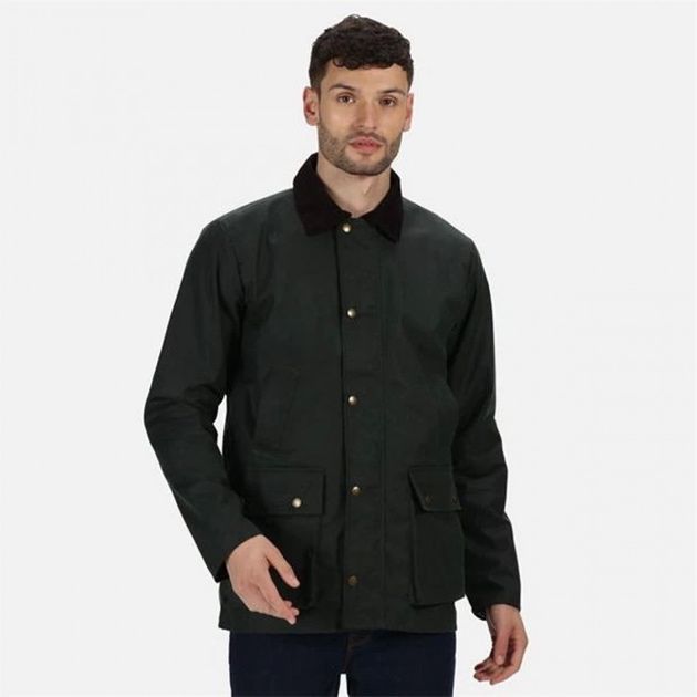 Regatta (XL) Barbour Wax Jacket Banbury Dark Khaki куртка мужская вакс